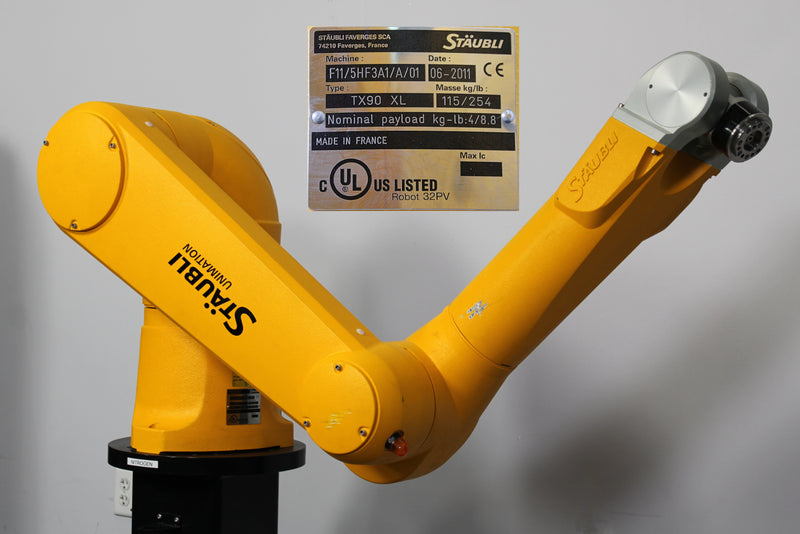 Stäubli TX90 XL 6-Axis Robotic Arm Wrist Industrial Robot with CS8C Controller