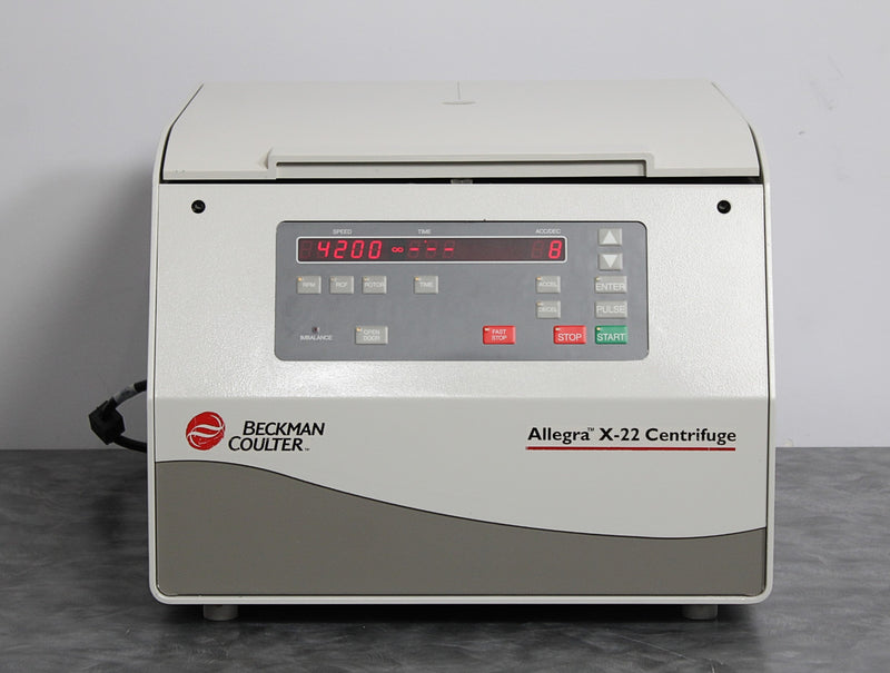 Beckman Coulter Allegra X-22 Benchtop Centrifuge w/ SX4250 Rotor