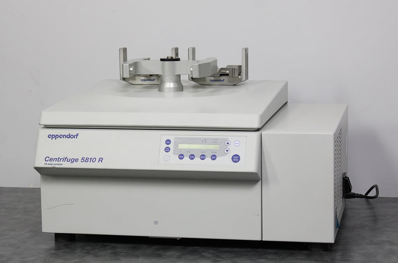 Eppendorf 5810R Refrigerated Benchtop Centrifuge w/ A-2-DWP Rotor & Carriers