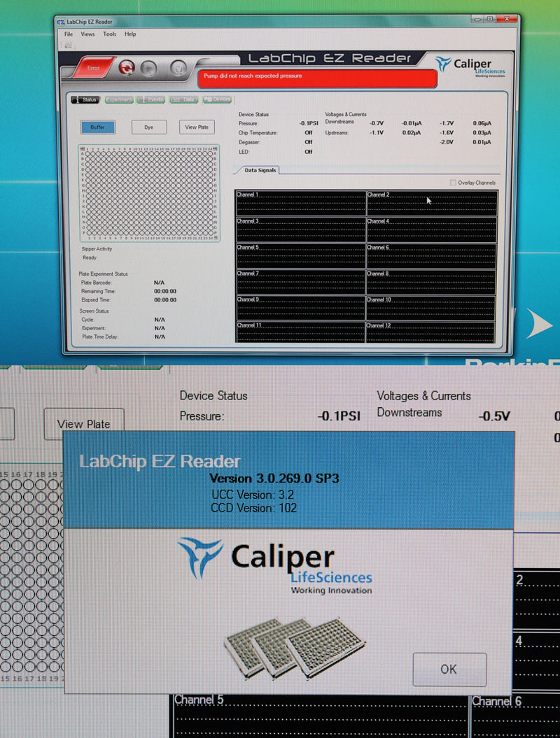 Caliper Life Sciences LabChip EZ Reader II for Enzymatic Assay 125185/R with PC