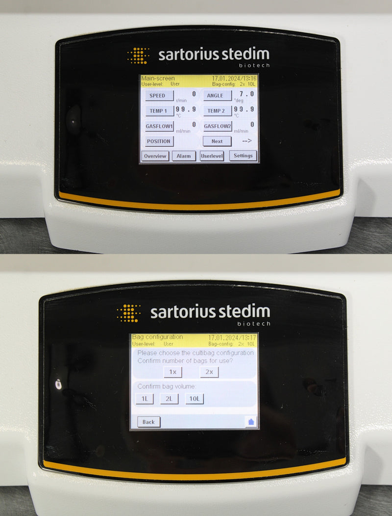 Sartorius BIOSTAT RM 20/50 Basic Rocker Wave Bioreactor with Lid and Heaters