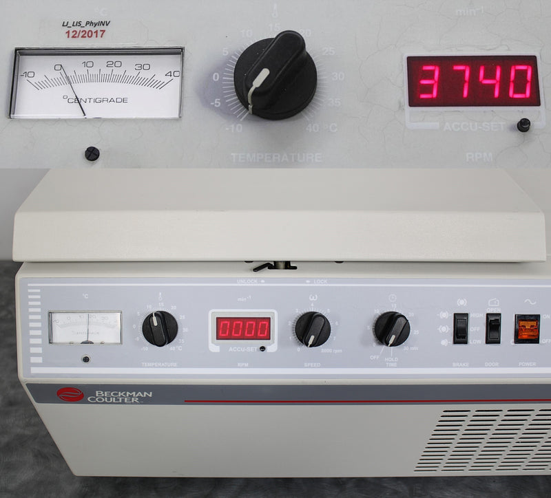 Beckman Coulter Allegra 6R Refrigerated Benchtop Centrifuge and GH-3.8 Rotor