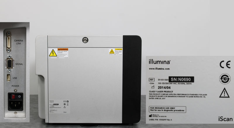 illumina iScan Array Scanner SY-101-1001 for Infinium BeadChips BeadArray