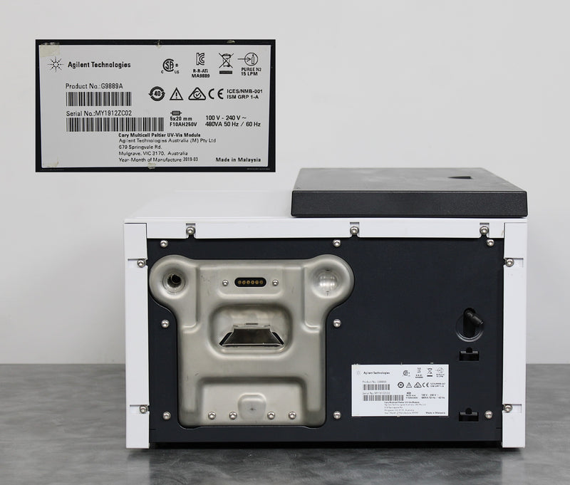 Multicell Peltier Module G9889A for Agilent Cary 3500 UV-Vis Spectrophotometer