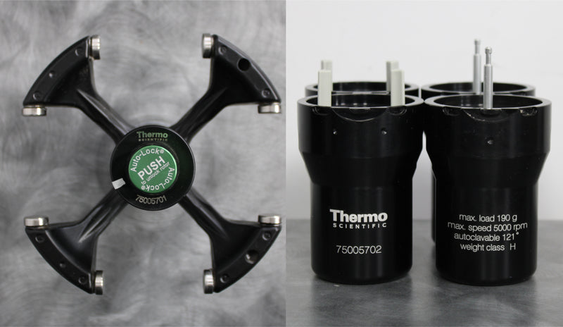 Thermo Heraeus Megafuge 8 Benchtop Centrifuge 75007210 and TX-150 Swing Rotor