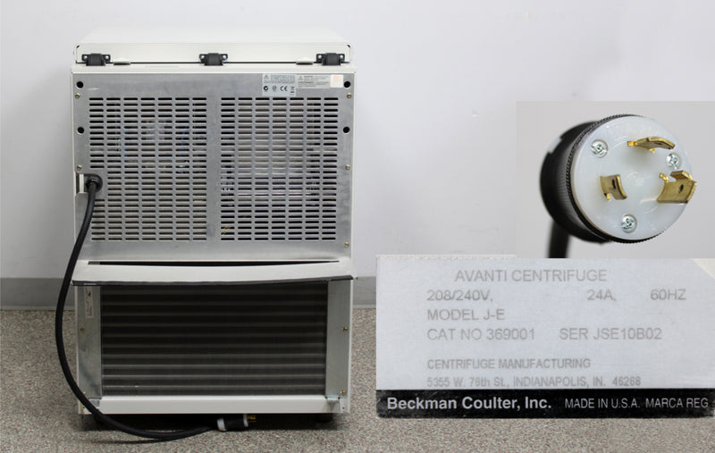 Beckman Coulter Avanti J-E High-Speed Refrigerated Floor Centrifuge 369001