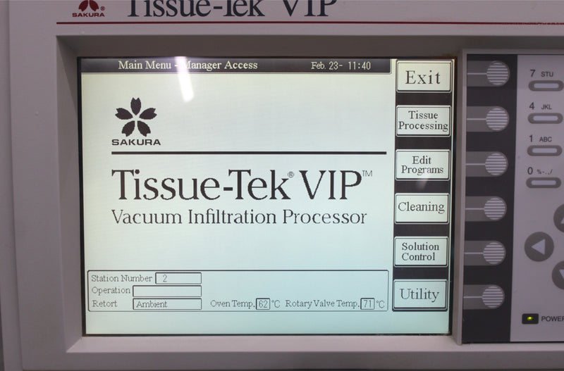 Sakura Tissue-Tek VIP 5 5A-B1 Benchtop Vacuum Infiltration Tissue Processor 5214