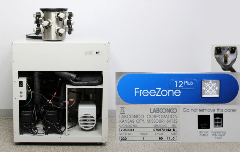 Labconco FreeZone Plus 12 Liter -84°C Console Freeze Dryer Lyophilizer 7960041