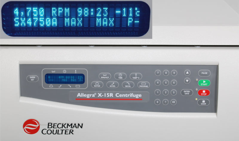 Beckman Coulter Allegra X-15R Refrigerated Benchtop Centrifuge 392932 208V