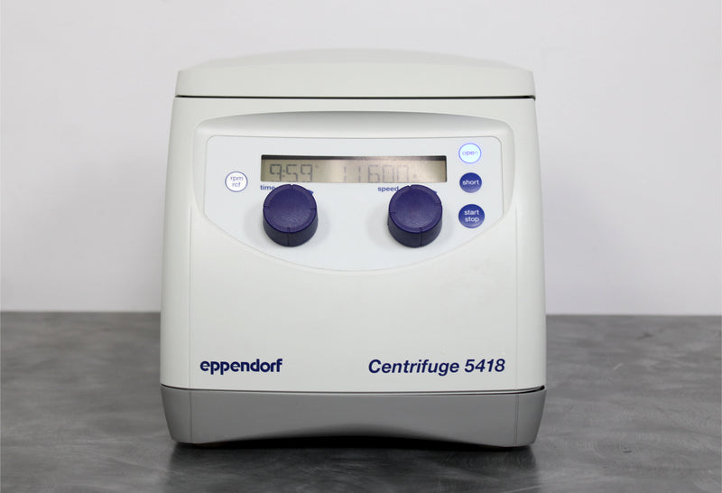 Eppendorf 5418 Benchtop Microcentrifuge & FA-45-18-11 Fixed-Angle Rotor