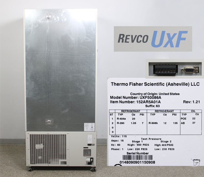 Thermo Revco UxF UXF50086A -86°C Upright ULT Ultra-Low Temperature Freezer