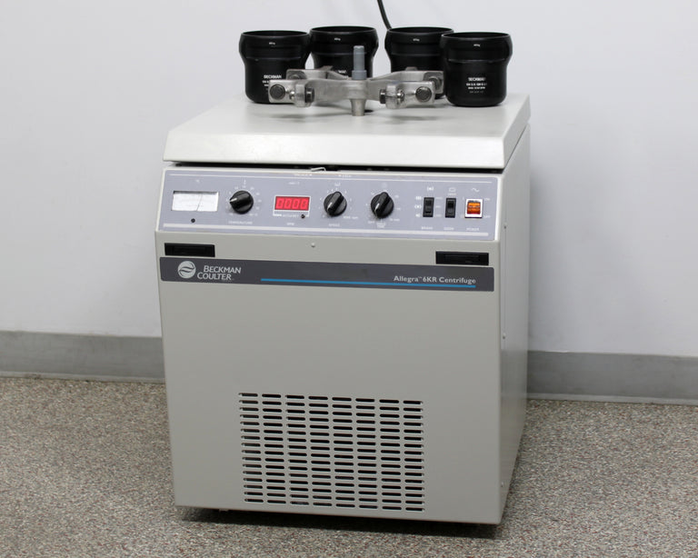 Beckman Coulter Allegra 6KR Kneewell Refrigerated Centrifuge with GH-3.8 Rotor