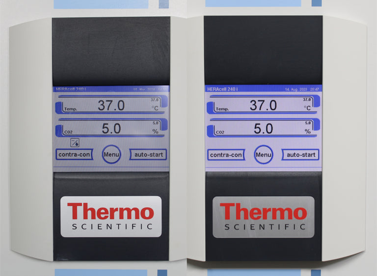 Thermo Scientific HERAcell 240i Double Stacked CO2 Incubators 51026331 w/ Cart