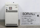 Kendro Sorvall Discovery M150 SE Floor Micro-Ultracentrifuge back panel, label with serial number and manufacture date