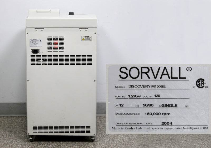 Kendro Sorvall Discovery M150 SE Floor Micro-Ultracentrifuge 150K RPM