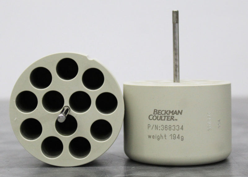 x2 Beckman Coulter 368334 Centrifuge Swing Bucket Rotor Adapter 12x10mL Conical