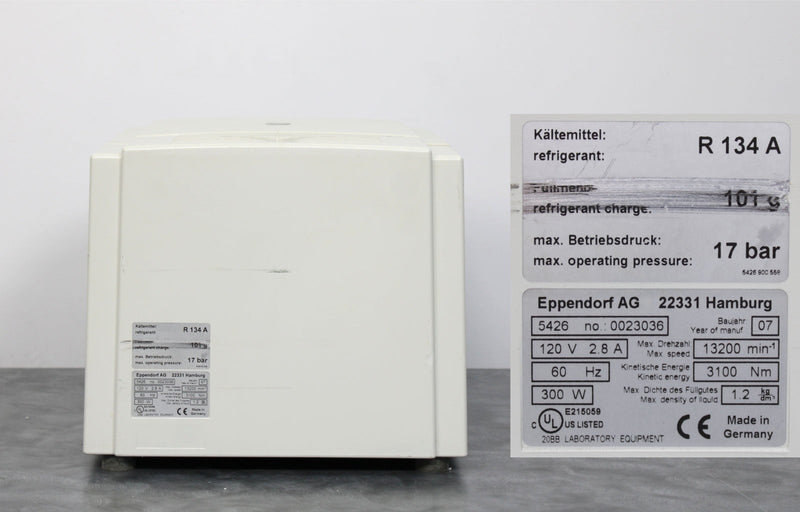 Eppendorf 5415R Refrigerated Benchtop Microcentrifuge with F45-24-11 Rotor