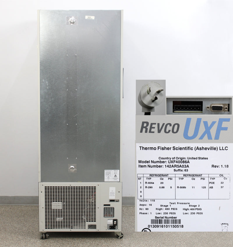 Thermo Revco UxF -86°C UXF40086A Upright ULT Ultra-Low Temperature Freezer