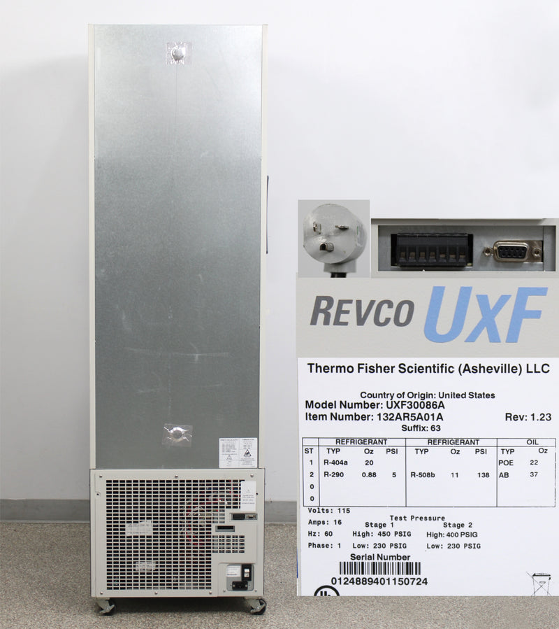 Thermo Revco UxF -86°C UXF30086A Upright ULT Ultra-Low Temperature Freezer