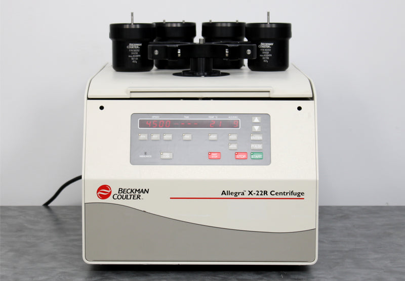 Beckman Coulter Allegra X-22R Refrigerated Benchtop Centrifuge with SX4250 Rotor