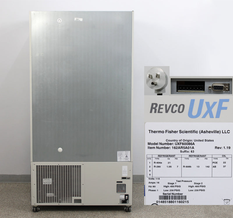 Thermo Scientific Revco UxF -86°C UXF60086A ULT Ultra-Low Temperature Freezer