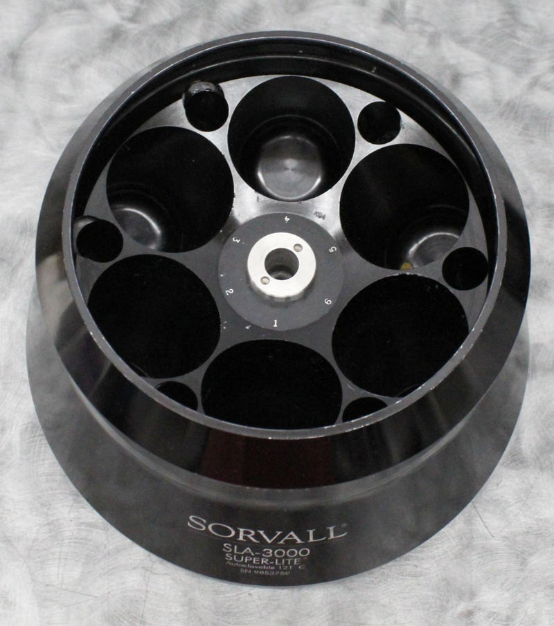 Sorvall SLA-3000 Super-Lite Centrifuge Fixed-Angle Rotor 6 x 500mL 12K RPM 07149