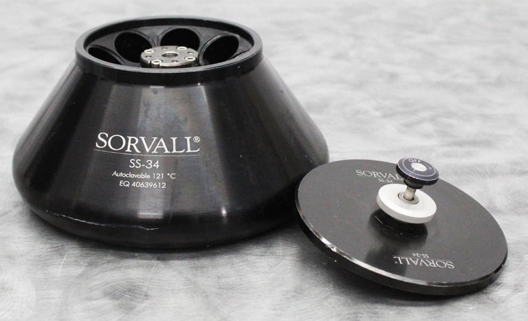 Sorvall SS-34 Centrifuge Fixed Angle Rotor 8x50mL 20,500 RPM 28020