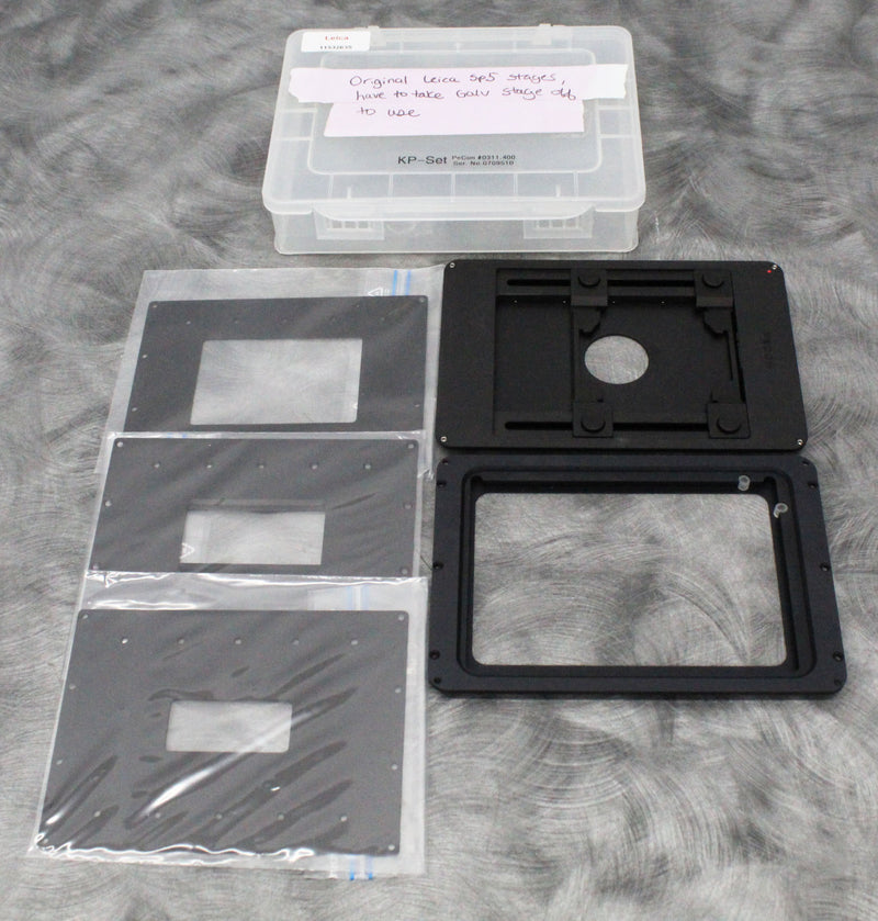 Leica Pecon 11532635 Universal Holding Frame KP Set w/ 3 Different Bottom Covers