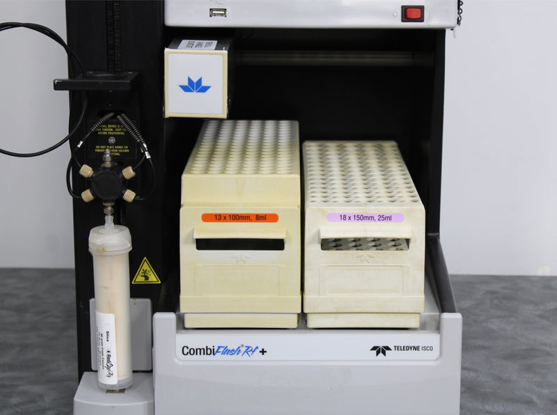 Teledyne Isco CombiFlash RF+ Automated Flash Chromatography 625230021 w/ 2 Racks