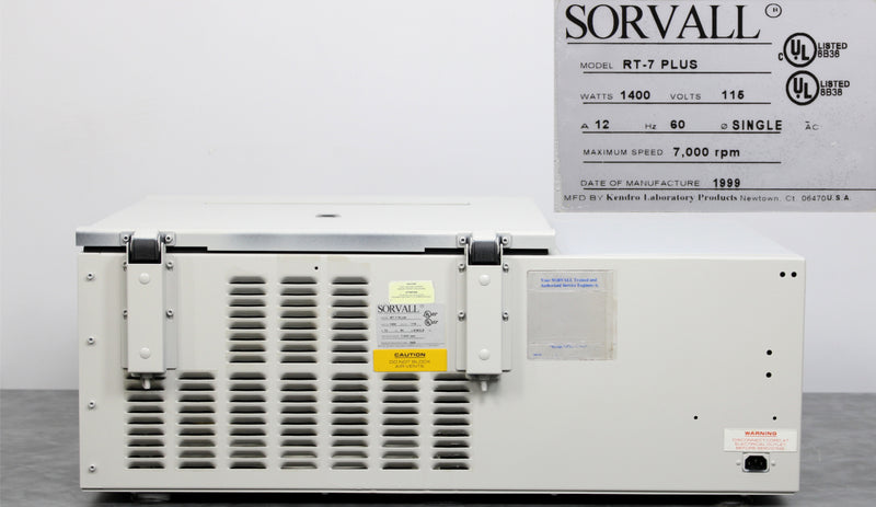 Kendro Sorvall RT-7 Plus Refrigerated Benchtop Centrifuge with RTH-250 Rotor