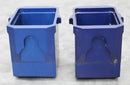 x2 Fisher Scientific 4393 Rotor Rectangle Buckets Side Views