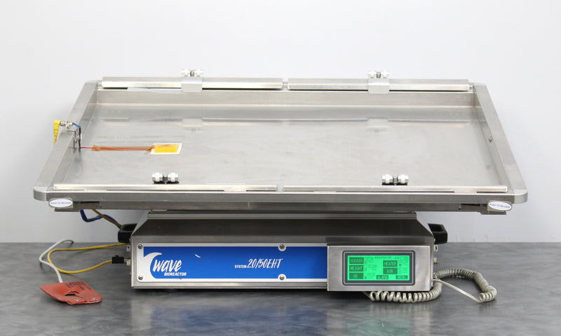 GE Wave Bioreactor 20/50EHT Rocker O2 In Air In with 50L Heated Holder Tray