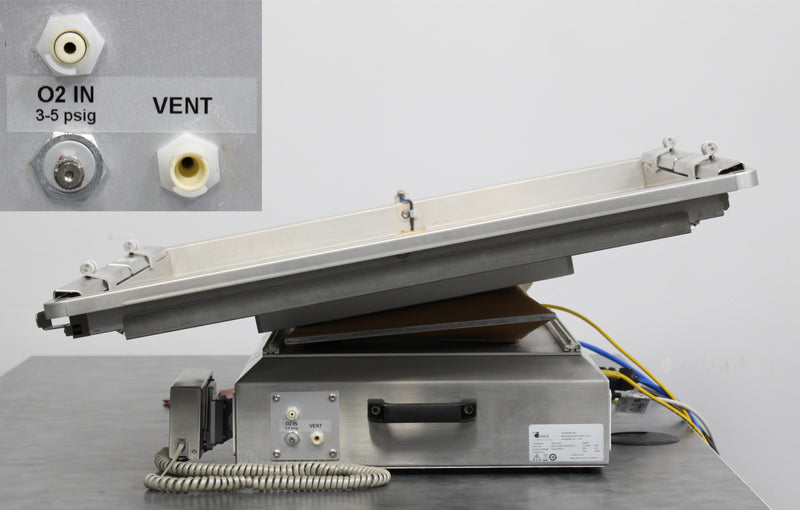 GE Wave Bioreactor 20/50EHT Rocker O2 In Air In with 50L Heated Holder Tray