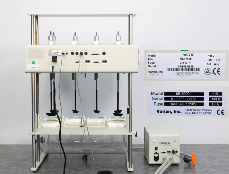 Varian VK7010 Dissolution Bath System with Varian VK750D Heater Circulator