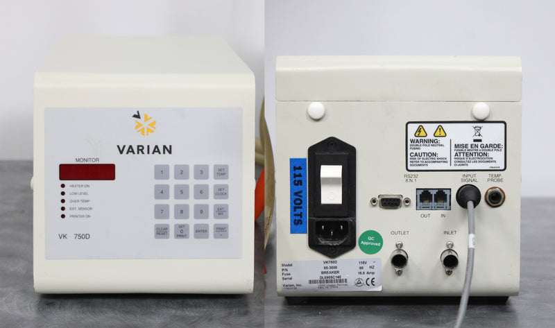 Varian VanKel VK7010 Dissolution Bath System VK750D Heater Circulator VK8000