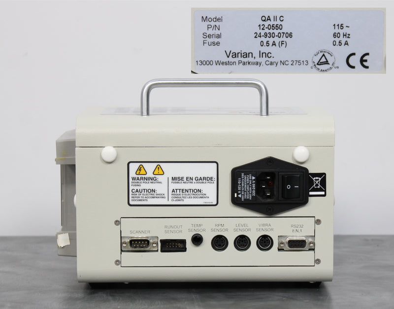 Varian VK QAII C Test Station 12-0550 & Varian S-930 Sensor for Dissolution