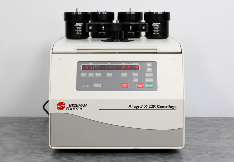 Beckman Coulter Allegra X-22R Refrigerated Benchtop Centrifuge w/ SX4250 Rotor