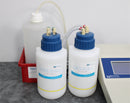 Waste Bottle with Tubing, x2 4L Reagent Bottles with Level Sensors and Lids with Quick Disconnect Fittings