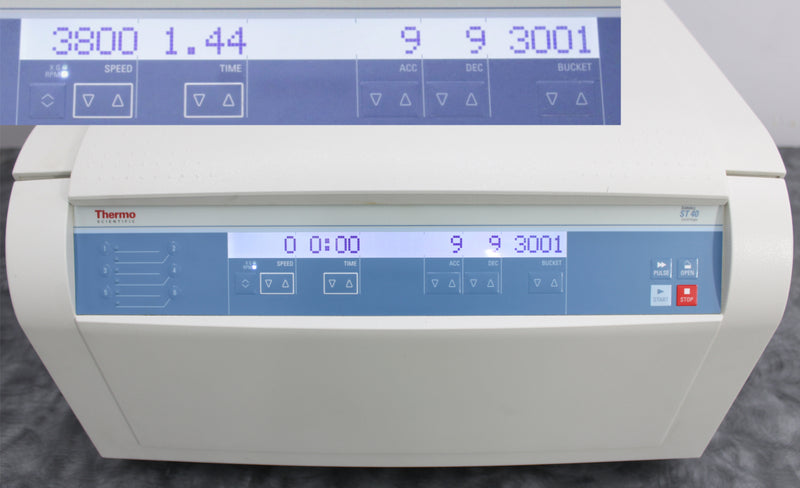 Thermo Sorvall ST40 230V Benchtop Centrifuge w/ TX-1000 Swing Rotor & Buckets