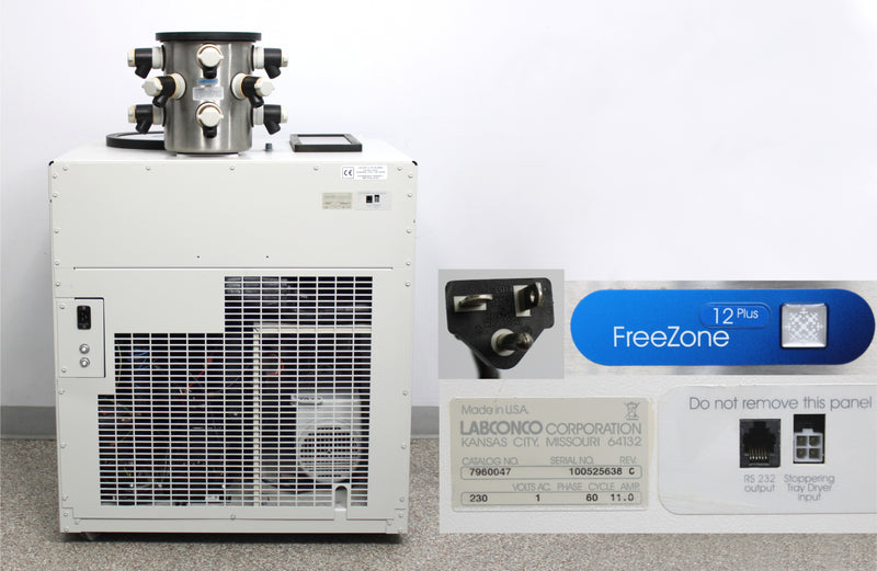 Labconco FreeZone Plus 12 Liter -84°C Cascade Console Freeze Dryer 7960047