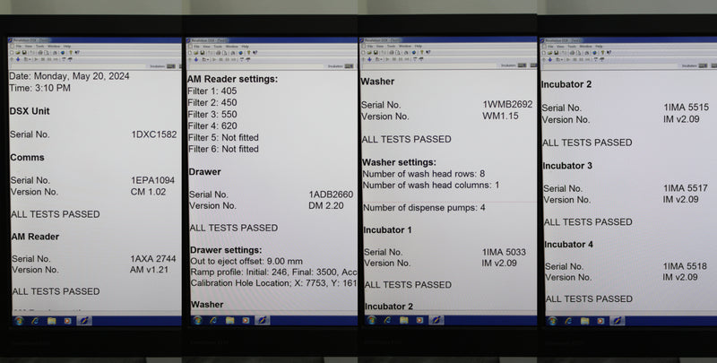 Dynex DSX 4-Plate Automated ELISA Processor with PC and Revelation DSX