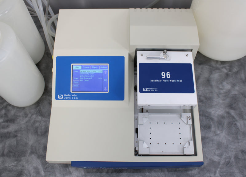 Molecular Devices AquaMax 4000 Microplate Washer AQ4K w/ 96 Well Plate Wash Head