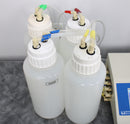 x4 5 Liter Reagent Bottles with Quick Connect Fittings