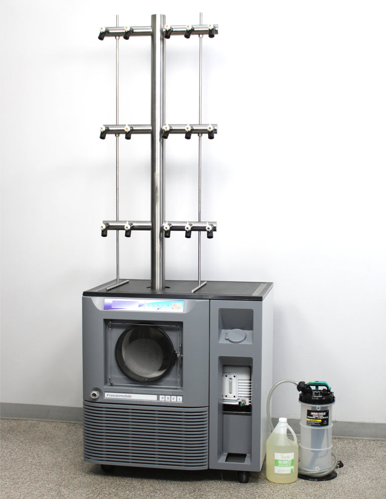 SP VirTis Freezemobile -85°C FM35EL-85 Freeze Dryer Lyophilizer w/ Tree Manifold