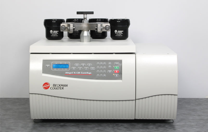 Beckman Coulter Allegra X-12R Refrigerated Benchtop Centrifuge 392472 with Rotor