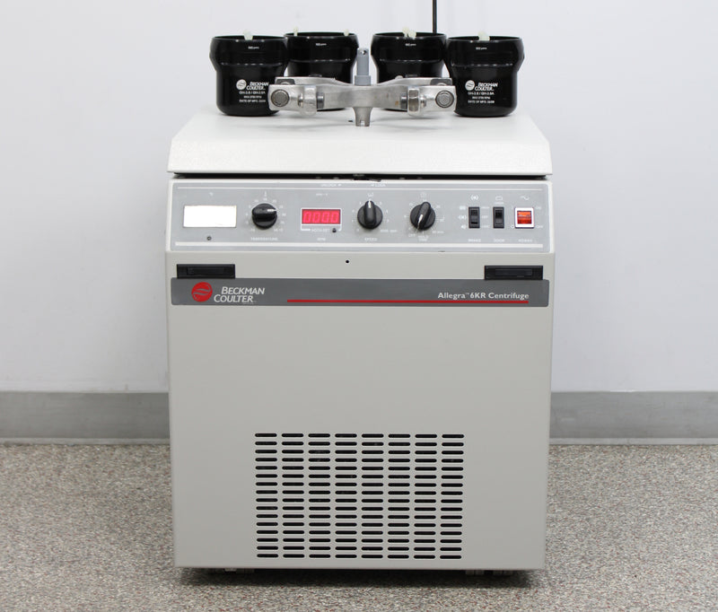 Beckman Coulter Allegra 6KR Kneewell Refrigerated Centrifuge w/ GH-3.8 Rotor