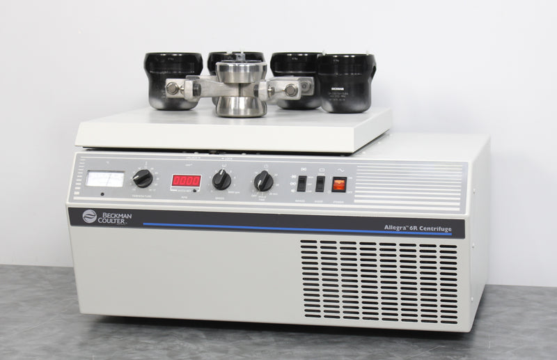 Beckman Coulter Allegra 6R Refrigerated Benchtop Centrifuge with GH-3.8A Rotor
