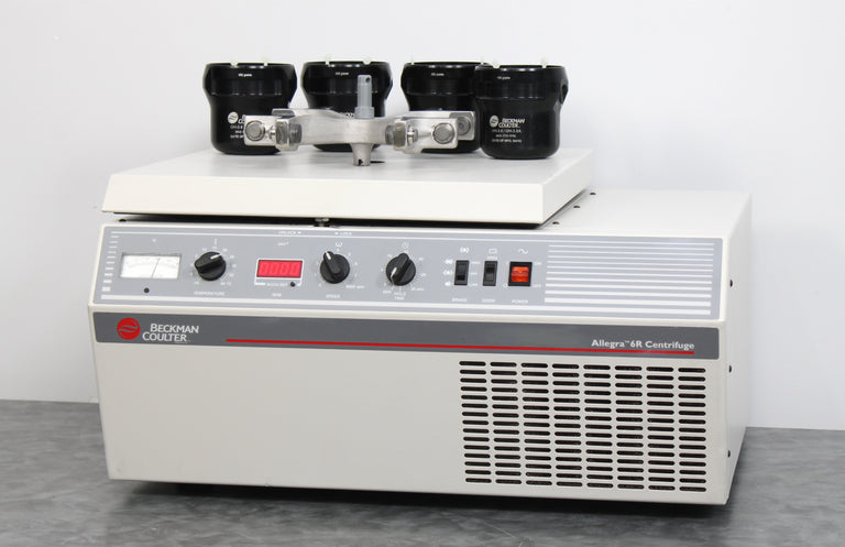 Beckman Coulter Allegra 6R Refrigerated Benchtop Centrifuge w/ GH-3.8 Rotor