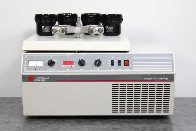 Beckman Coulter Allegra 6R Refrigerated Benchtop Centrifuge w/ GH-3.8 Rotor