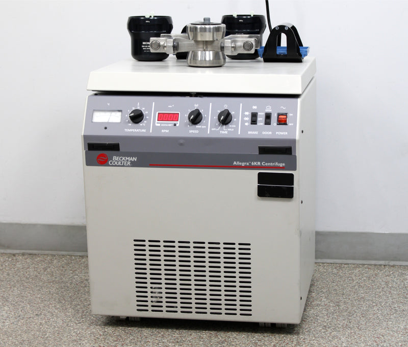 Beckman Coulter Allegra 6KR Kneewell Refrigerated Centrifuge and GH-3.8A Rotor